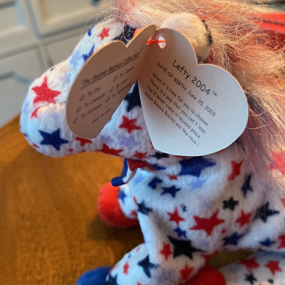 Beanie babies two Lefty's! - Picture 5 of 8